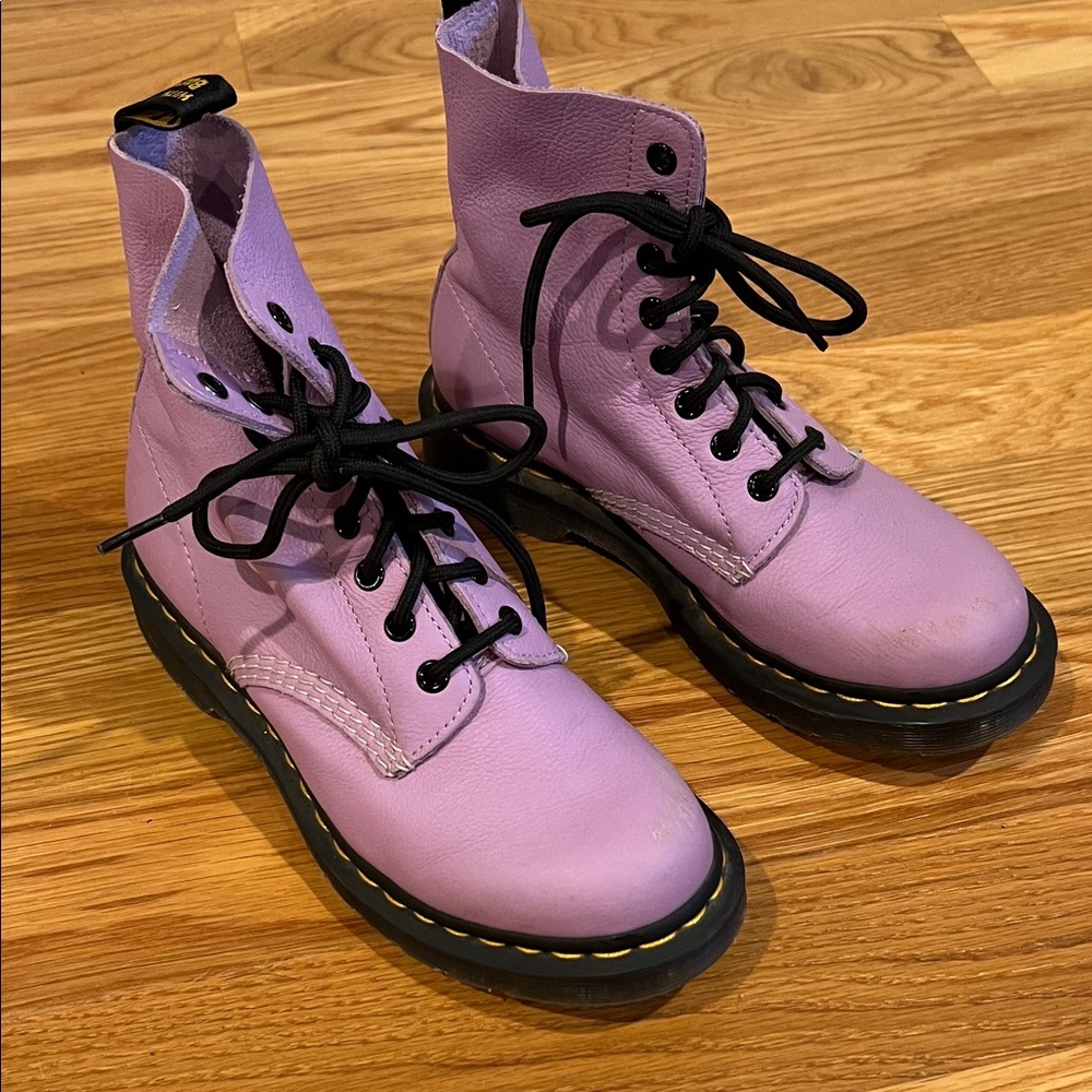 Dr. Martens Women's Lavender Combat Boots